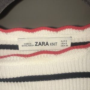 Zara Sweaters - Zara knit striped short sleeve sweater Zara Sweaters - Zara knit striped short sleeve sweater